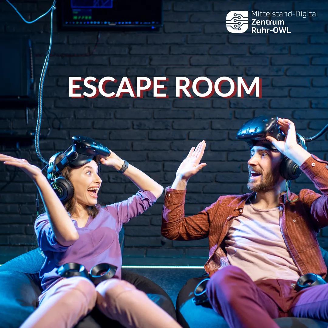Banner des Events Escape Room: Interaktives Gruppenerlebnis zur digitalen Transformation