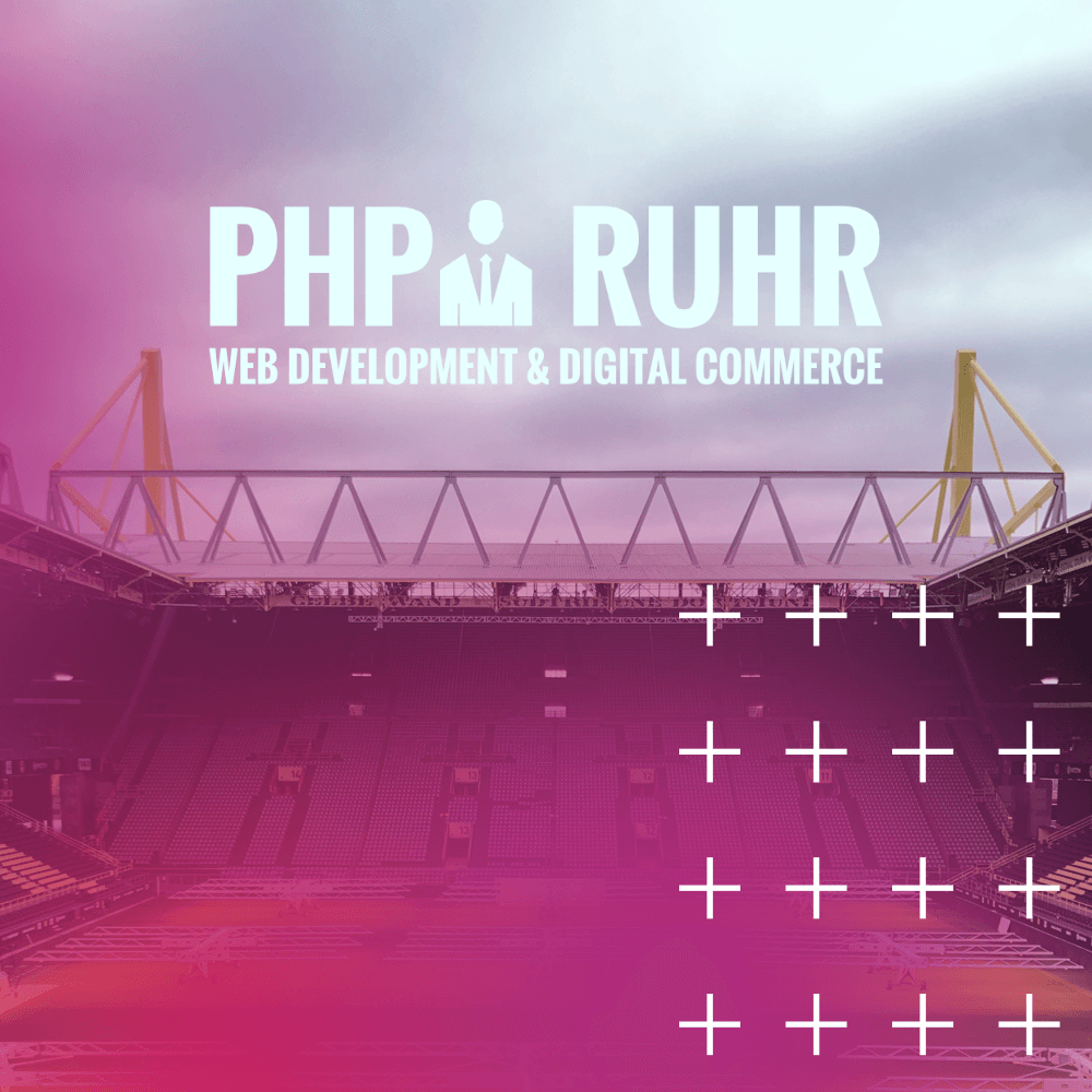 Banner des Events PHP.RUHR Konferenz #phpruhr22 Tag 1 und Networking-Abend