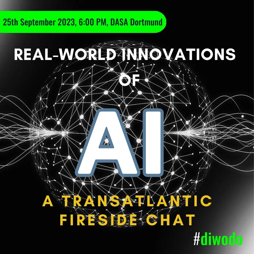Banner des Events A Transatlantic Fireside Chat - Real-World Innovations of AI